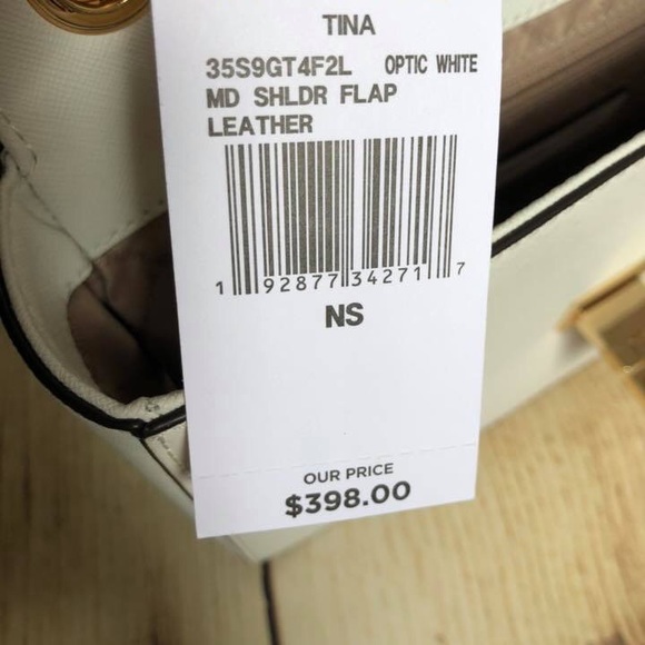 Michael Kors Tina MD Studded Flap Bag - Picture 8 of 8